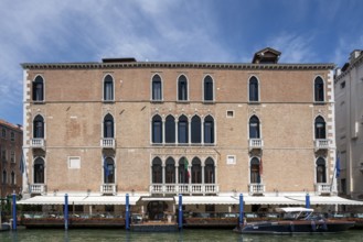 Venice, Palazzo Pisani Gritti, built in the 14th century, façade facing the Grand Canal