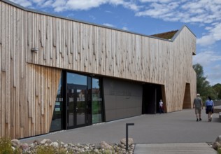 Havelberg HAUS DER FLÜSSE exhibition building for the 2015 Federal Horticultural Show and Natura