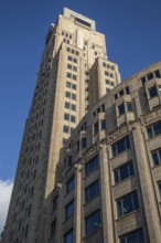 Antwerp, Boerentoren (Farmer's Tower) Tower block from below built in 1930 by Jan van Hoenacker 97