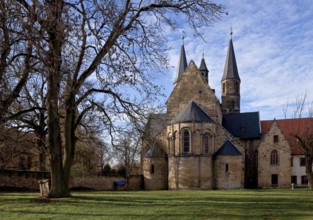 Hamersleben b Halberstadt cath collegiate church St Pankratius 73171a built 1112-40 view from east