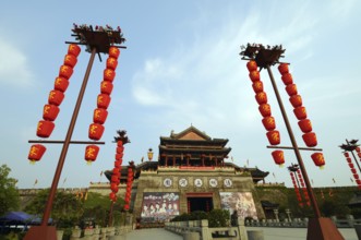 Entrance of Dong-Yang palace, Dong-Yang, China, Asia