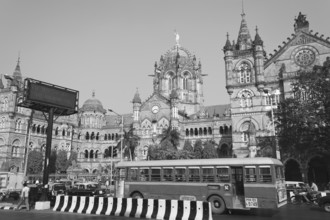 Chhatrapati Shivaji Terminus Railway station Mumbai Maharashtra India Asia Dec 2011