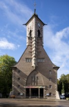 Ulm, Martin Luther Church, built 1926-1928 by Theodor Veil, view from the east