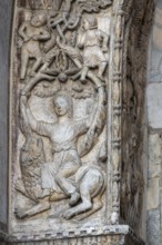 Venice, St Mark's Square (Piazza San Marco), St Mark's Basilica (Basilica di San Marco), reliefs on