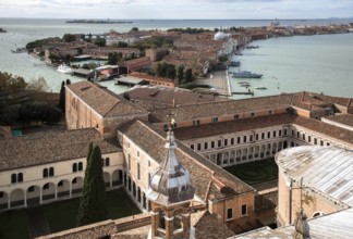 Venice, Church of San Giorgio Maggiore, 1565-1610 by Andrea Palladio, view from the tower into the