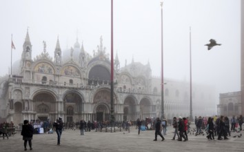 Italy Venice St Mark's Basilica -42 View from west-northwest in fog