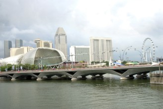 Marina Square Esplanade Arts Centre and flyer, Singapore, Asia