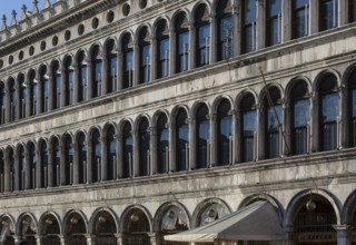 Italy Venice Old Procuratie -507 on the north side of St Mark's Square built in the early 16th