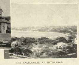 The racecourse at Hyderabad, 10th February 1906, Andhra Pradesh, India, Asia