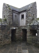 Mont-Saint-Michel, monastery hill, corner bastion on the Tour Boucle