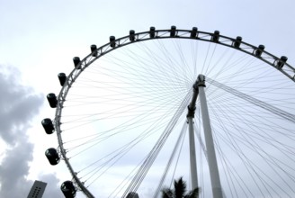 Flyer world largest giant observation wheel, Singapore, Asia