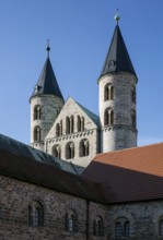 Magdeburg Kloster Unser Lieben Frauen 3594 Church Tower upper storeys and east gable of the