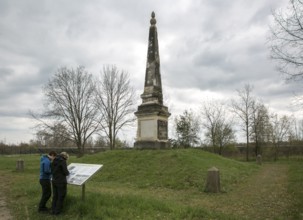 Zeithain near Riesa Image no. 1785 one of the boundary obelisks of the Zeithain camp from 1730