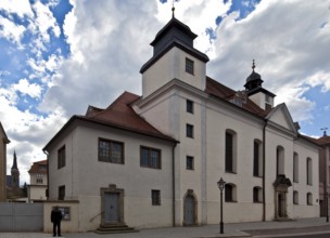 Köthen Anhalt Agneskirche 74613 View from north-east built 1694-99 by Johann Bernhard Beuchel