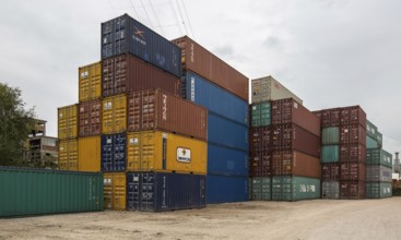 Porto Marghera near Venice, industrial harbour Container