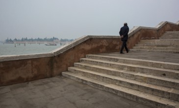 Italy Venice Fondamenta Nove -383 Bridge stairs in the course of the Fondamenta Nove with a