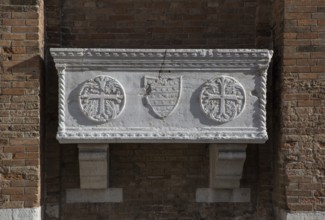 Italy Venice Zanipolo Church -288 Main construction period 14-15th century Sarcophagus (wall tomb)