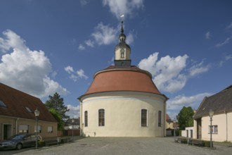 Oranienbaum Ldkr Luther city Wittenberg Bildnr 2035 Stadtkirche erb als Zentralbau 1707-12 auf