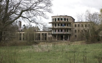 Gernrode Harz former FDGB holiday home FRITZ HECKERT picture no. 1532 built 1952-54 by the