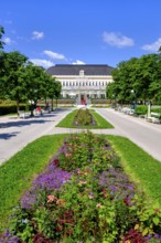 Congress and Theatre House in the spa garden, Bad Ischl, Salzkammergut, Upper Austria, Austria,