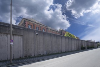 Prison, JVA, woman's prison, side entrance Mannertstraße 36, Nuremberg, Middle Franconia, Bavaria,