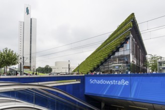 Playhouse and green office building Kö-Bogen II, Düsseldorf, Rhineland, North Rhine-Westphalia,