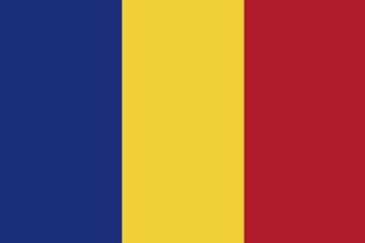 Flag of Romania, Vector illustration