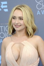 Hayden Panettiere at the 21st Annual Critics' Choice Awards held at the Barker Hangar in Santa