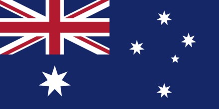 Flag of Australia, Vector illustration