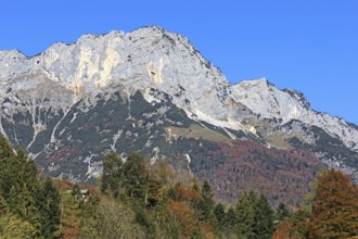 Berchtesgadener Hochthron, highest peak of the Untersberg massif in Bavaria, Germany The