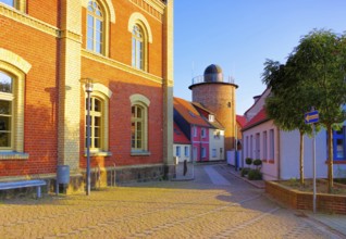 Barth Fangelturm, Stadt am Bodden in Deutschland, Barth old tower Fangelturm, an old town on the