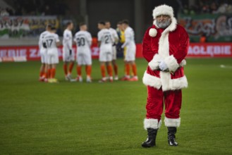 LUBIN, POLAND - DECEMBER 8, 2024: Football match Polish PKO Ekstraklasa between KGHM Zaglebie Lubin