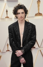 Timothée Chalamet at the 94th Annual Academy Awards held at the Dolby Theatre in Los Angeles, USA