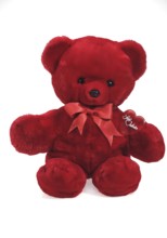 RED TEDDY BEAR FOR SAINT VALENTINE'S DAY