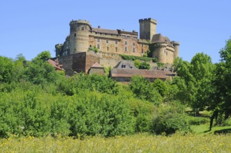 Chateau de Castelnau-Bretenoux, Museum, Prudhomat, Lot department, Midi-Pyrenees, France, Europe