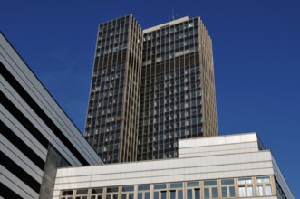 Steglitzer Kreisel high-rise building, Schlossstraße, Steglitz, Berlin, Germany, asbestos