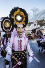 Front scooter, carnival, carnival in Tarrenz, Tyrol, Austria, Europe