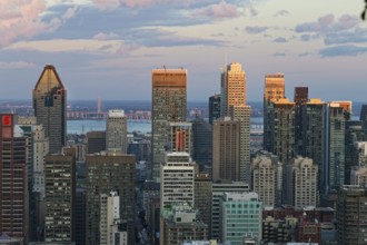 View on the city, Montreal, Province of Quebec, Canada, North America