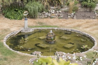WINDSOR, MAIDENHEAD WINDSOR/UK - JULY 22 : View of a water feature at Windsor Castle in Windsor,