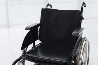 Close up empty wheelchair room