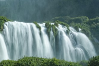 The Cascata delle Marmore, the Marble Falls, is a three-part waterfall artificially created by the