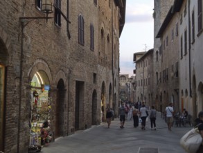 San Gimignano is a small Italian town in Tuscany with a medieval centre. San Gimignano is also