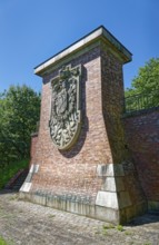 Monument Old Grünental High Bridge over the Kiel Canal. Beldorf, Schleswig-Holstein, Germany,