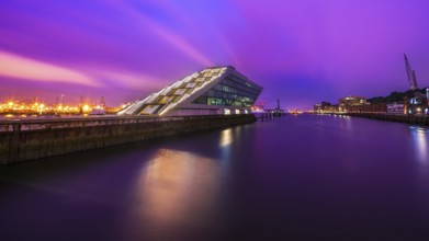 Dockland office building in the port of Hamburg