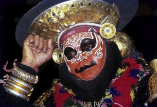 Koodiyattam, Kutiyattam, Sanskrit theatre performed in Kerala, India, Asia