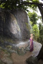 Hughs Dale Waterfall, Christmas Island, Australia, Asia