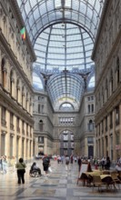 Galleria Umberto I, shopping arcade in the old town of Naples, Campania, Italy, Europe