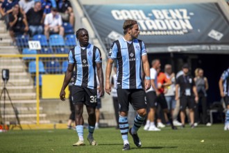 Football 3rd division, season 2024/25, matchday 4: Waldhof Mannheim vs 1. FC Saarbrücken. Picture: