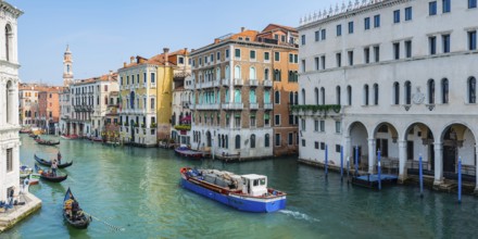 Grand Canal, Venice, Veneto, Italy, Europe