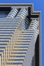 Commercial Building, Facade, Modern, Symmetry, Financial District, Manhattan, New York City, USA,